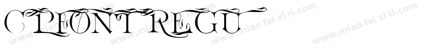 CPFont Regu字体转换